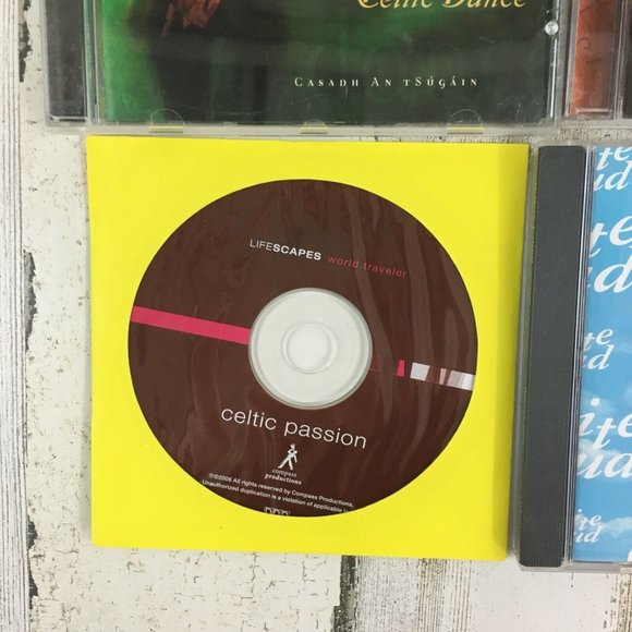 Lot of 4 Celtic Music CDs Celtic Passion Woman a New Journey White Cloud Dance - Picture 3 of 8